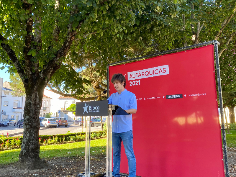 Daniel Neves da Costa, candidato do Bloco à Câmara de Cantanhede - Foto de Andreia Quartau