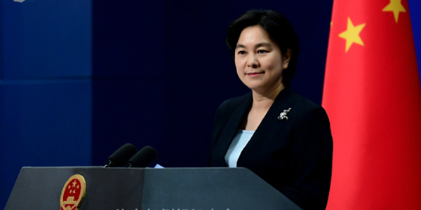 Hua Chunying, porta-voz do ministério dos Negócios Estrangeiros da China, declarou que “o governo chinês não permite em absoluto que as forças externas interfiram nos assuntos de Hong Kong ou perturbem a região administrativa especial”