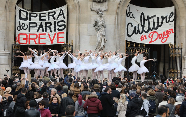 Ópera de Paris em greve - 24 de dezembro de 2019