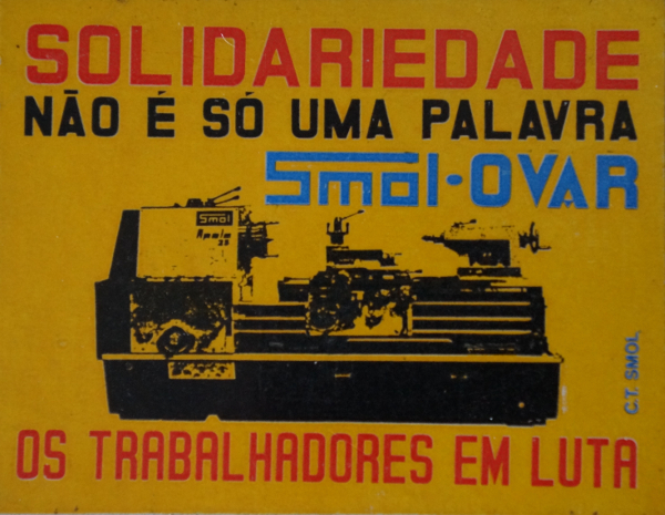 Autocolante Solidariedade não é só uma palavra - Foto de José Carlos Lopes