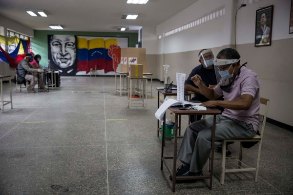 Eleições legislativas de 6 de dezembro de 2020 na Venezuela tiveram quase 70% de abstenção – Foto de Miguel Gutierrez/EPA/Lusa