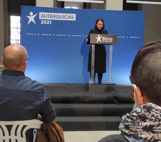 Intervenção de Catarina Peniche na apresentação da candidatura em Vila Real