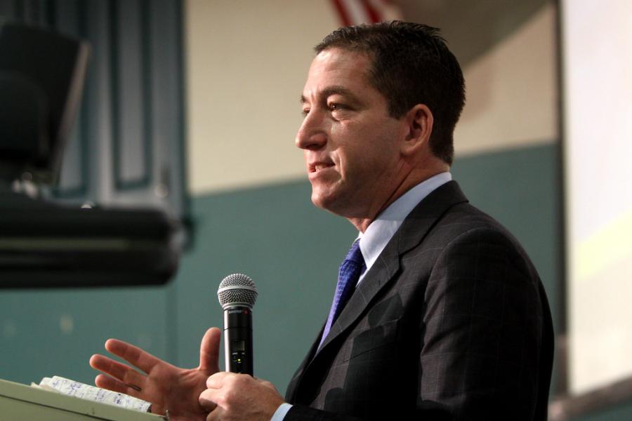 Glenn Greenwald: "Nossas reportagens acabaram de começar”. Foto de Gage Skidmore
