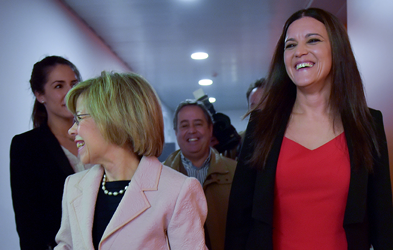 Foto do dia | Debate entre Marisa Matias e Maria de Belém
